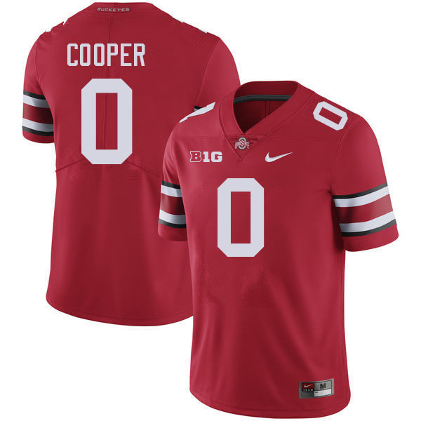 Jonathon Cooper Ohio State Buckeyes Jersey College Football Uniforms-Red